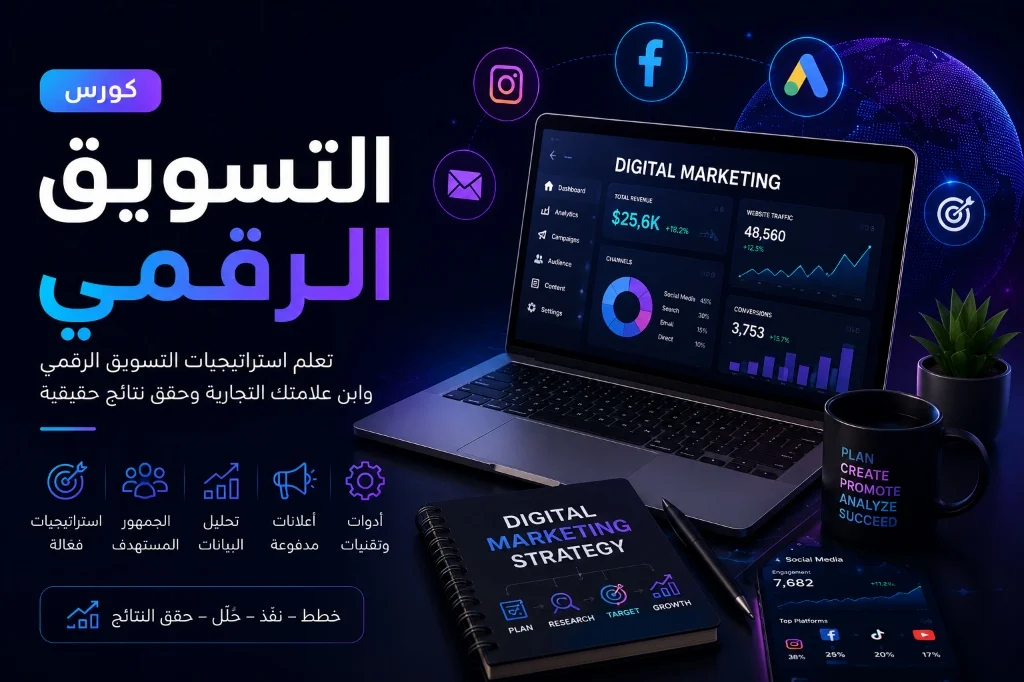 كورس احترافي ضمن باقة رقمي 6